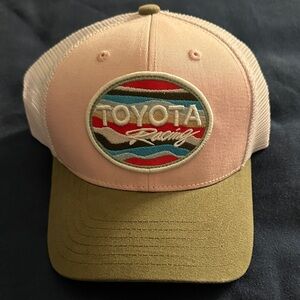 Toyota Racing Pink and Tan Cap